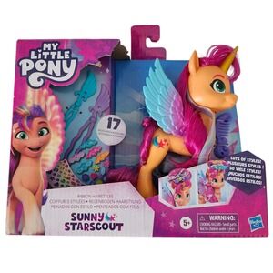 My Little Pony Ribbon Hairstyles Sunny Starscout Styling Hair NEW IN PACKAGE